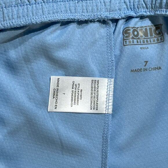 Sonic the Hedgehog Hooded Cosplay Short Set Youth Sz 7 NWT - Picture 7 of 13